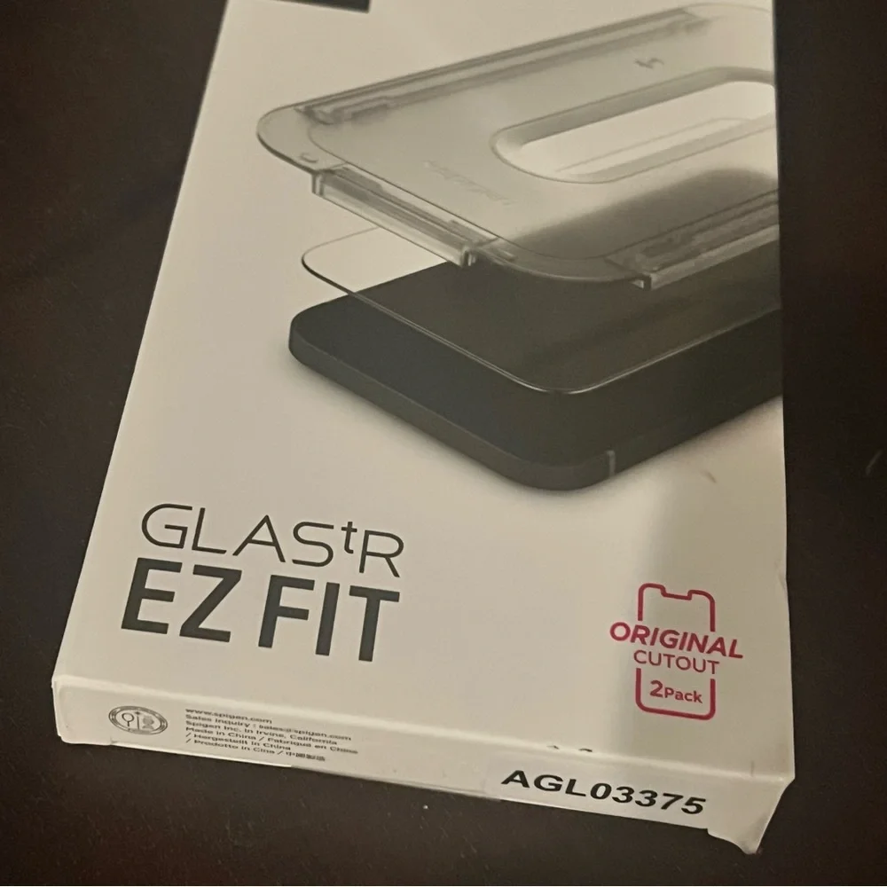 Spigen screen protector iPhone 14 Plus 13 pro max 2 PACK TEMPERED GLASS NEW!